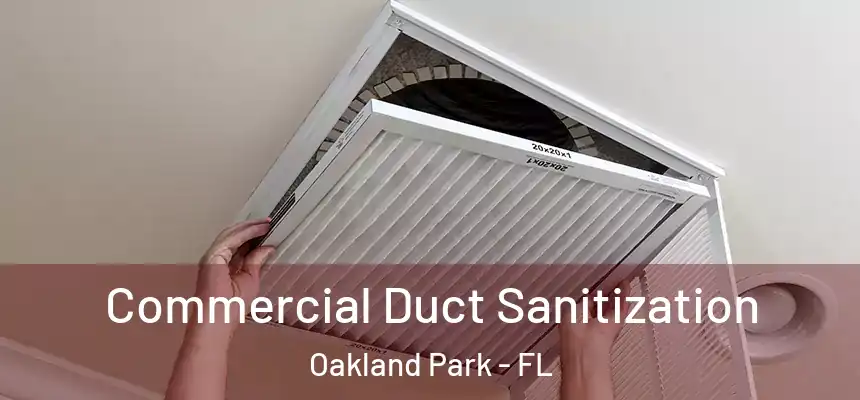 Commercial Duct Sanitization Oakland Park - FL